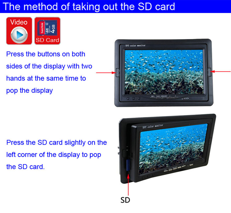 7 Inch LCD Monitor Fishfinder  - Fish Finder Cable recensie en prijs